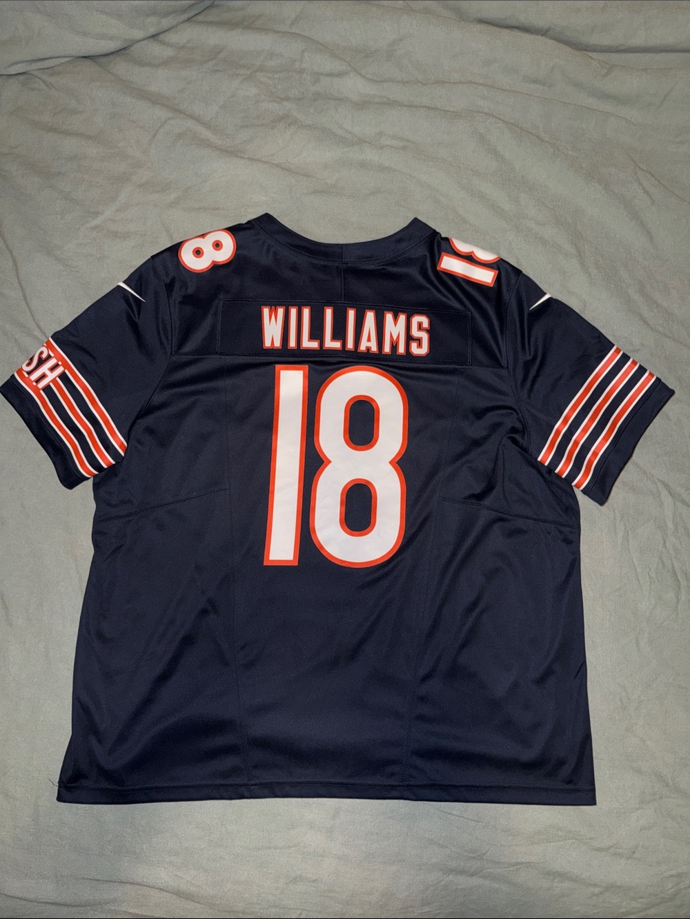 Chicago Bears x Caleb Williams Nike NFL Men's Navy #18 Football Jersey